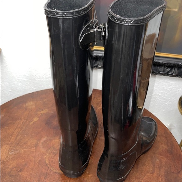 Hunter Original Tall Gloss Rain Boots Black Size 9 / EU 40–41 — Waterproof Icon - Picture 7 of 9